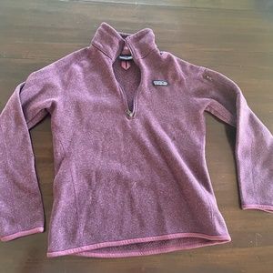 Purple Patagonia Quarter-Zip